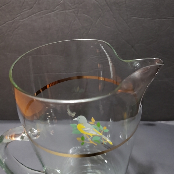 Vintage WEST VIRGINIA GLASS Pitcher/Glasses Set - Picture 7 of 10